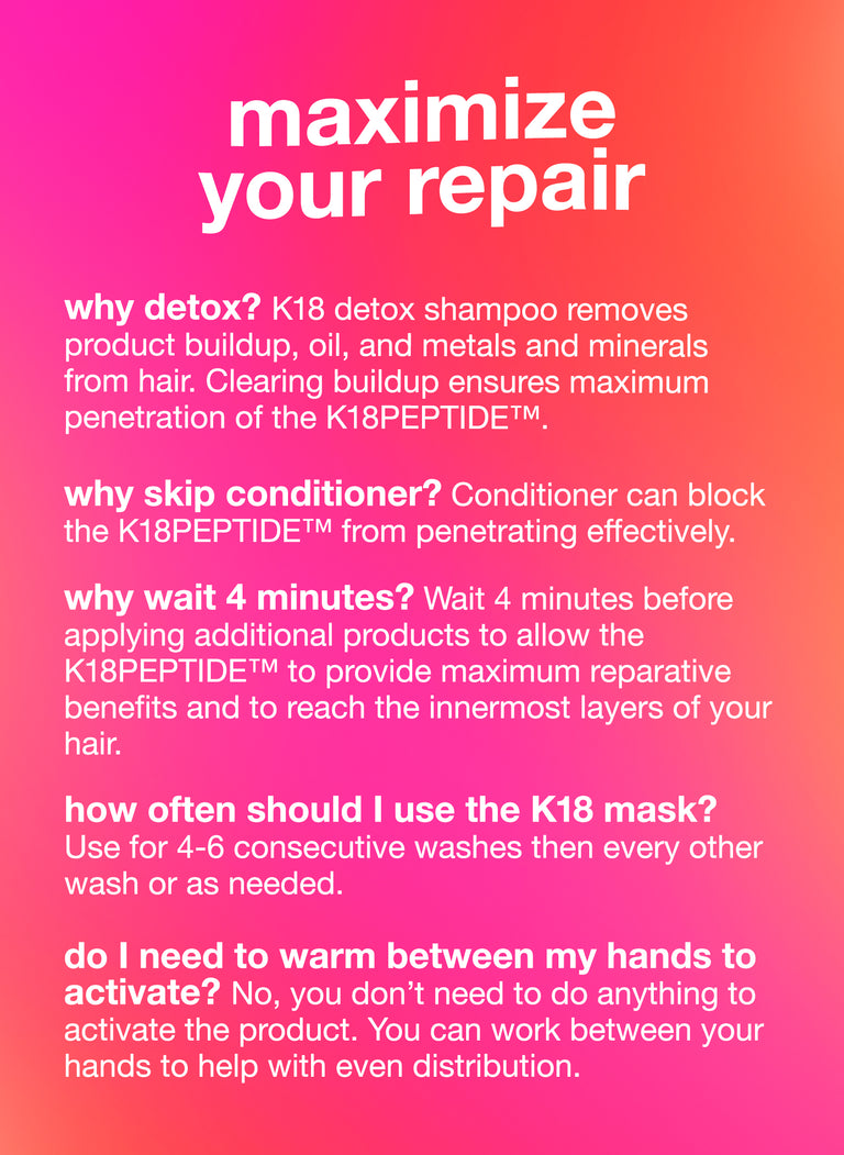 Full-Size Leave-In Molecular Repair Hair Mask 50mL