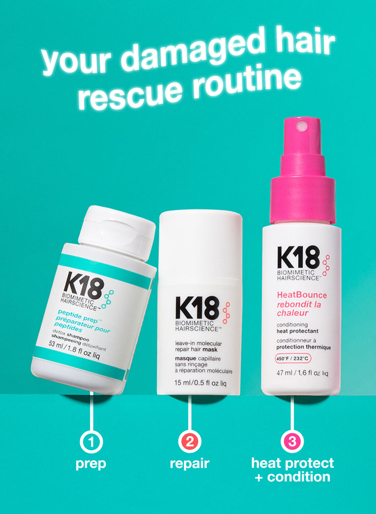 Damaged Hair Rescue Set | K18Hair