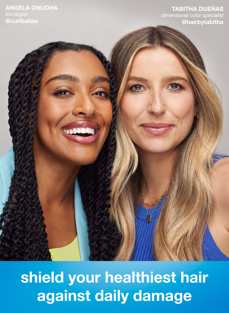Image of models: shield you healthiest hair against daily damage