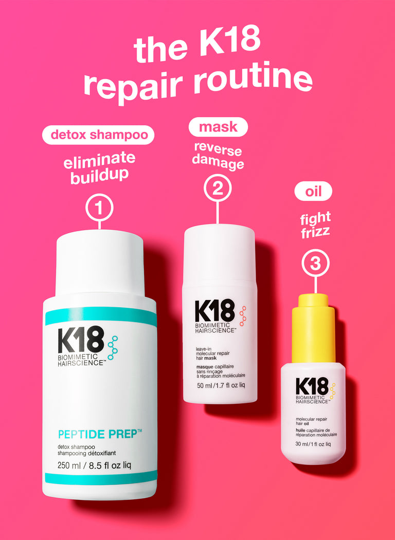 K18 Labels Full-Size Leave-In Molecular Repair Hair Mask 50mL | K18Hair