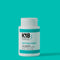 A bottle of K18 PEPTIDE PREP detox shampoo against a teal background.