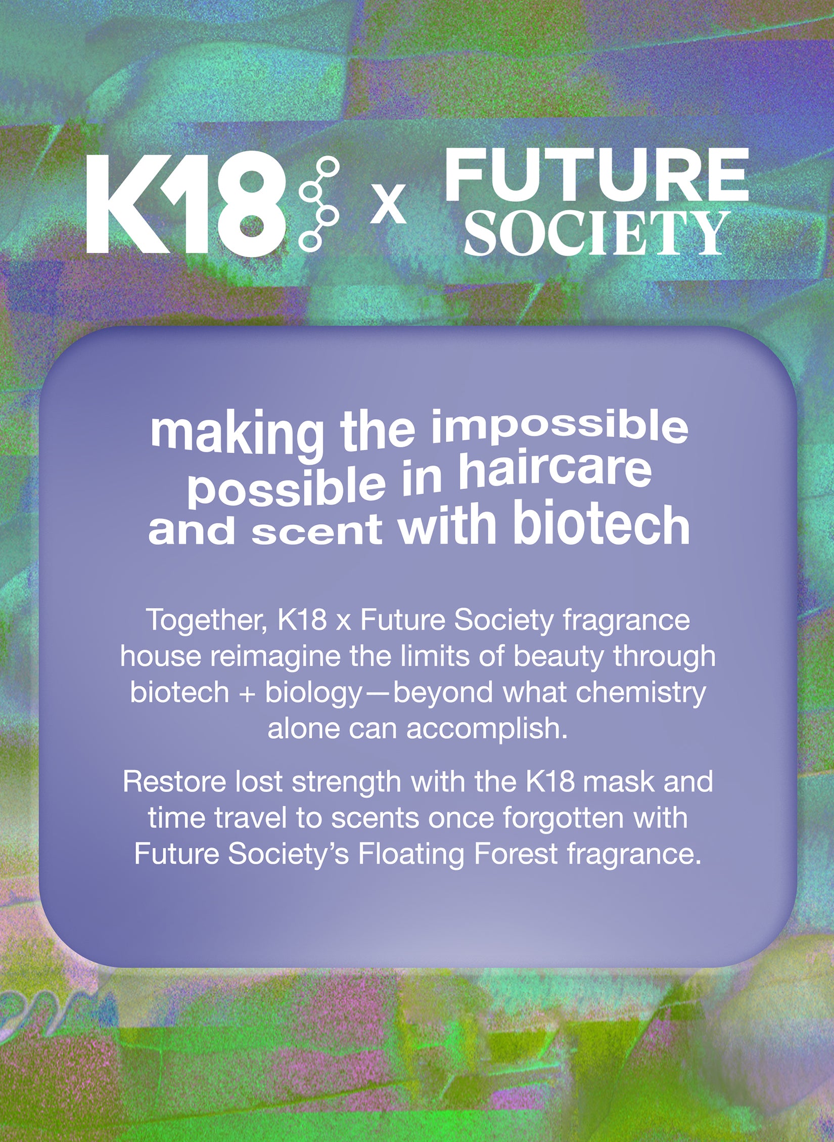 K18 x Future Society Limited Edition Scent Mask | K18Hair