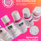 K18 Heatbounce Heat protectant with ressilicore heat-shielding technology on a pink background