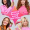 Four women using a hair styling tool with text indicating different styles you can do with heatbounce. 
