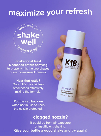 Mini AirWash™ dry shampoo