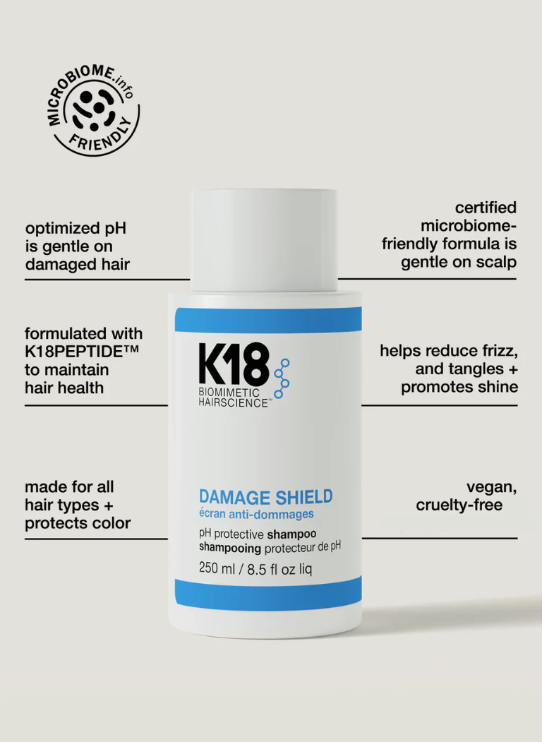 DAMAGE SHIELD pH-Balanced Protective Shampoo 16 oz | K18Hair DAMAGE SHIELD pH-Balanced Protective Shampoo 16 oz | K18Hair