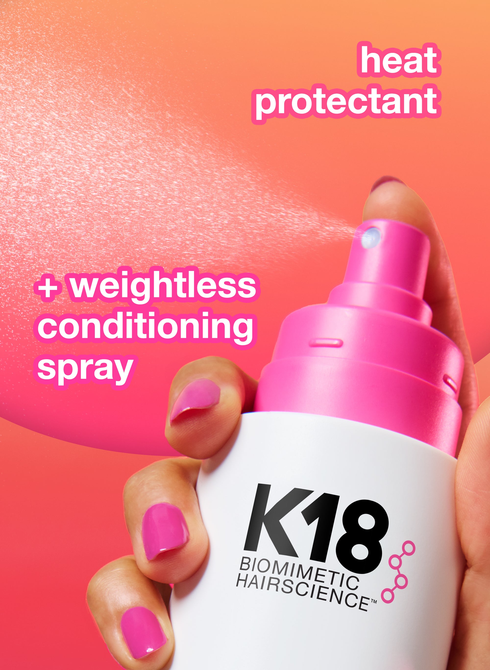 HeatBounce conditioning heat protectant | K18 Hair