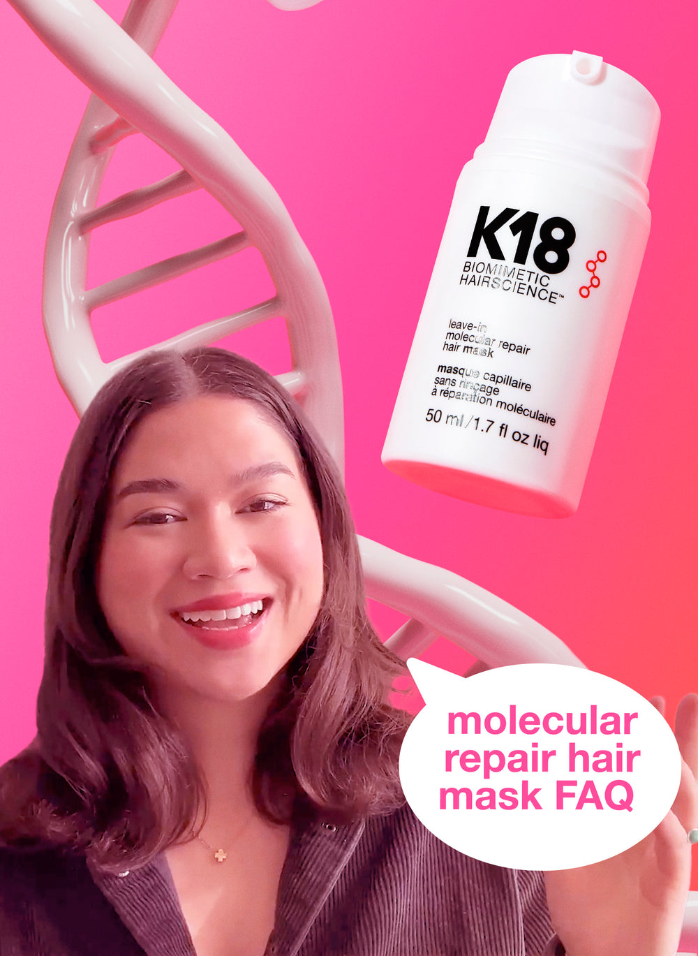 Mini Leave-In Molecular Repair Hair Mask 15 mL